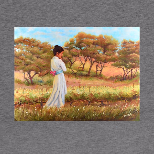 Sonoma Valley California wine lover vineyard woman walking by Fantasyart123